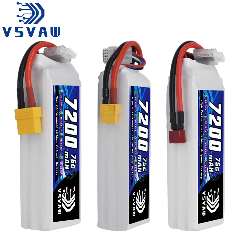 Drone Battery 3S - VSVAW 3S Lipo batterie 11.1V 7200mah