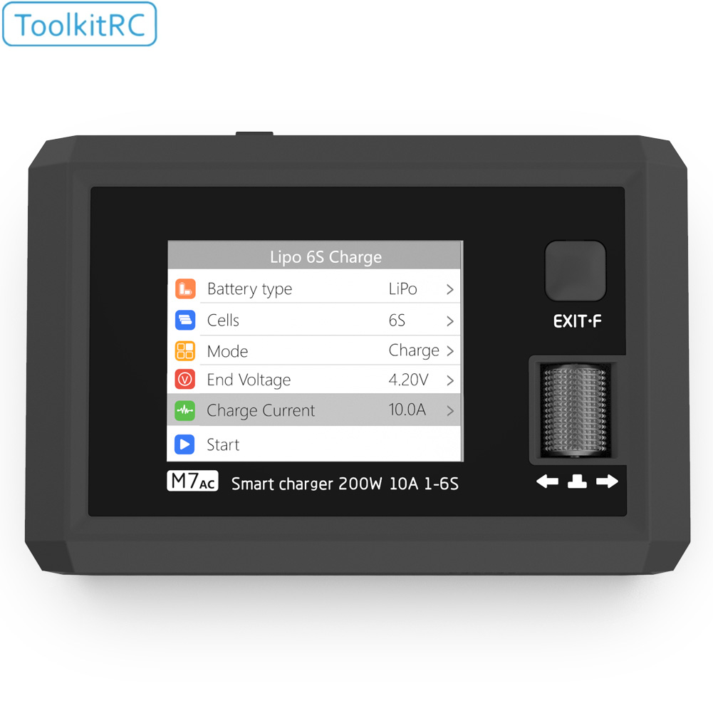Drone Battery Smart - ToolkitRC-Chargeur Intelligent Multifonction pour Touristes, Testeur