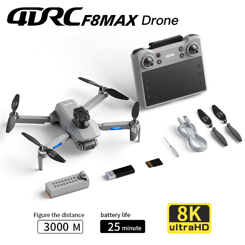 Drone Battery Box - Drone GPS F8 MAX, caméra professionnelle