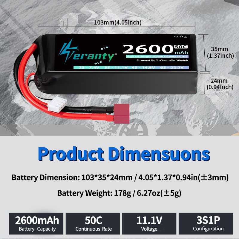 Batterie Lipo TERANTY 3S 2200/ - Drone Battery Lipo avis et prix