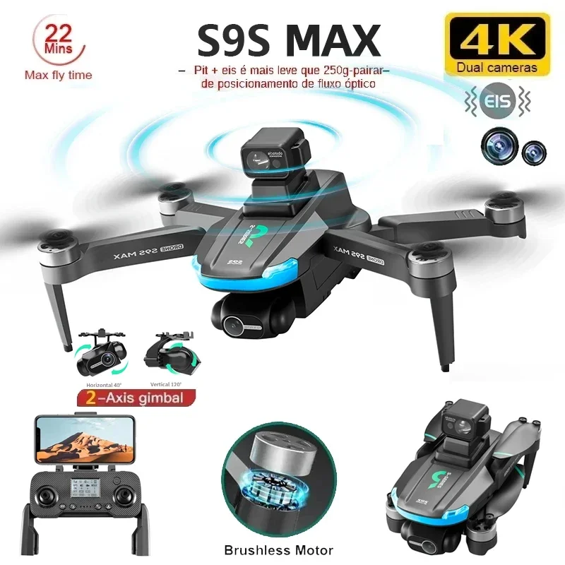 Nouveau S9S MAX MINI Drone 4K  - Drone Battery Case avis et prix
