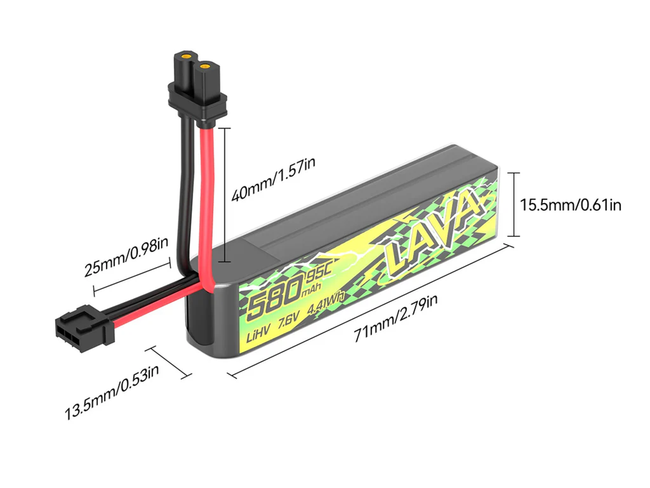 Batterie BETAFPV 95C LAVA II 2 - Drone Battery Li-Ion avis et prix