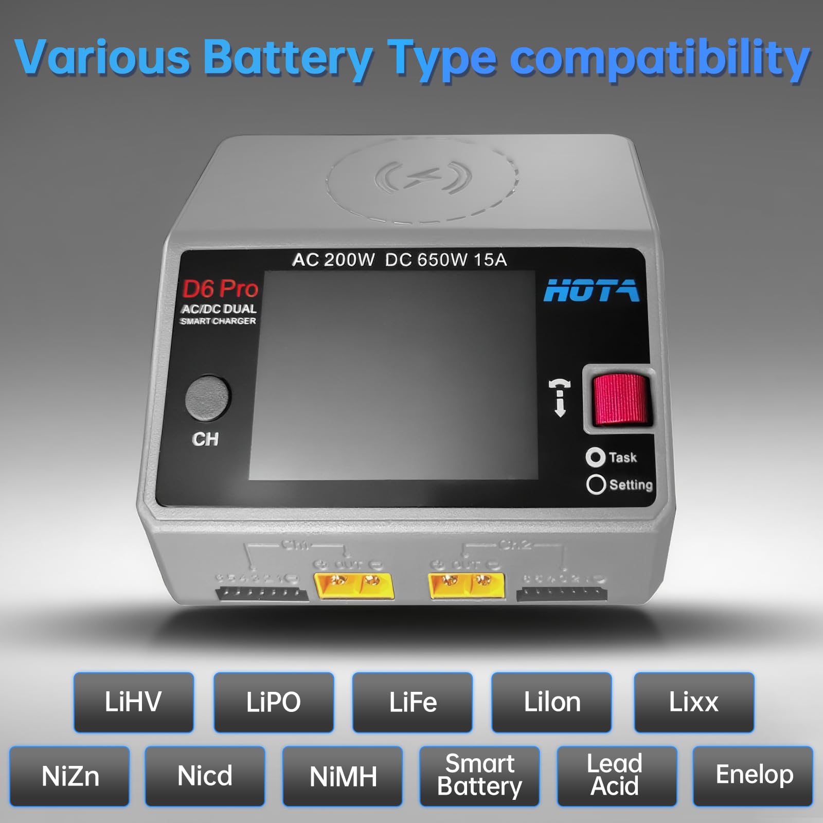 Nouveau HOTA D6 Pro gris AC 20 - Drone Battery Smart avis et prix