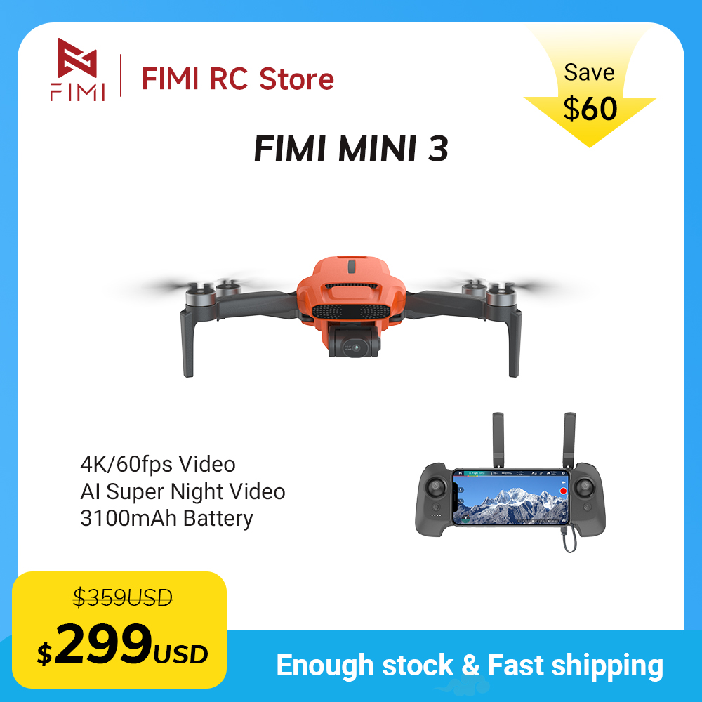 Drone FIMI MINI 3 avec caméra  - Drone Battery Smart avis et prix